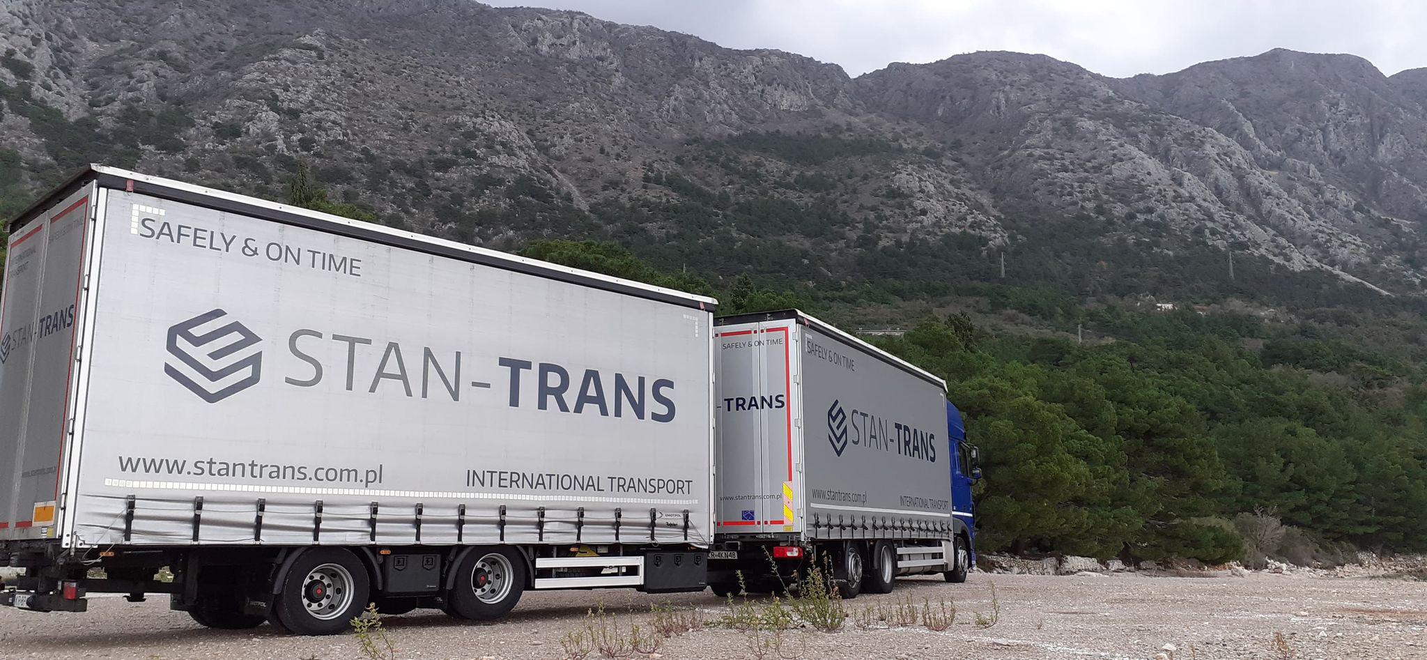 samochód ciężarowy stan trans